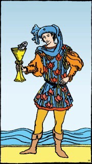 This week we are guided by the Page of&nbsp;Cups